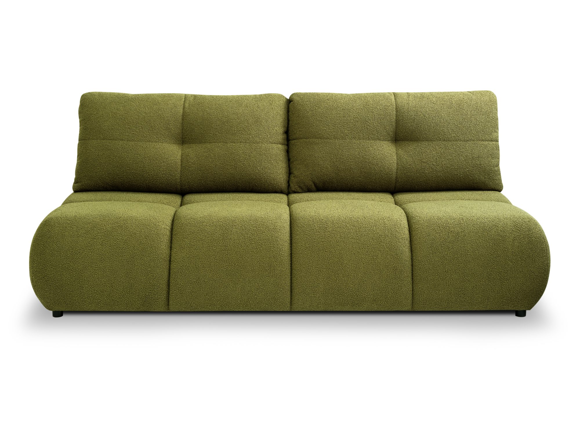 Sofa Elbano 214 cm – Gesamtansicht von vorne vor weißem Hintergrund