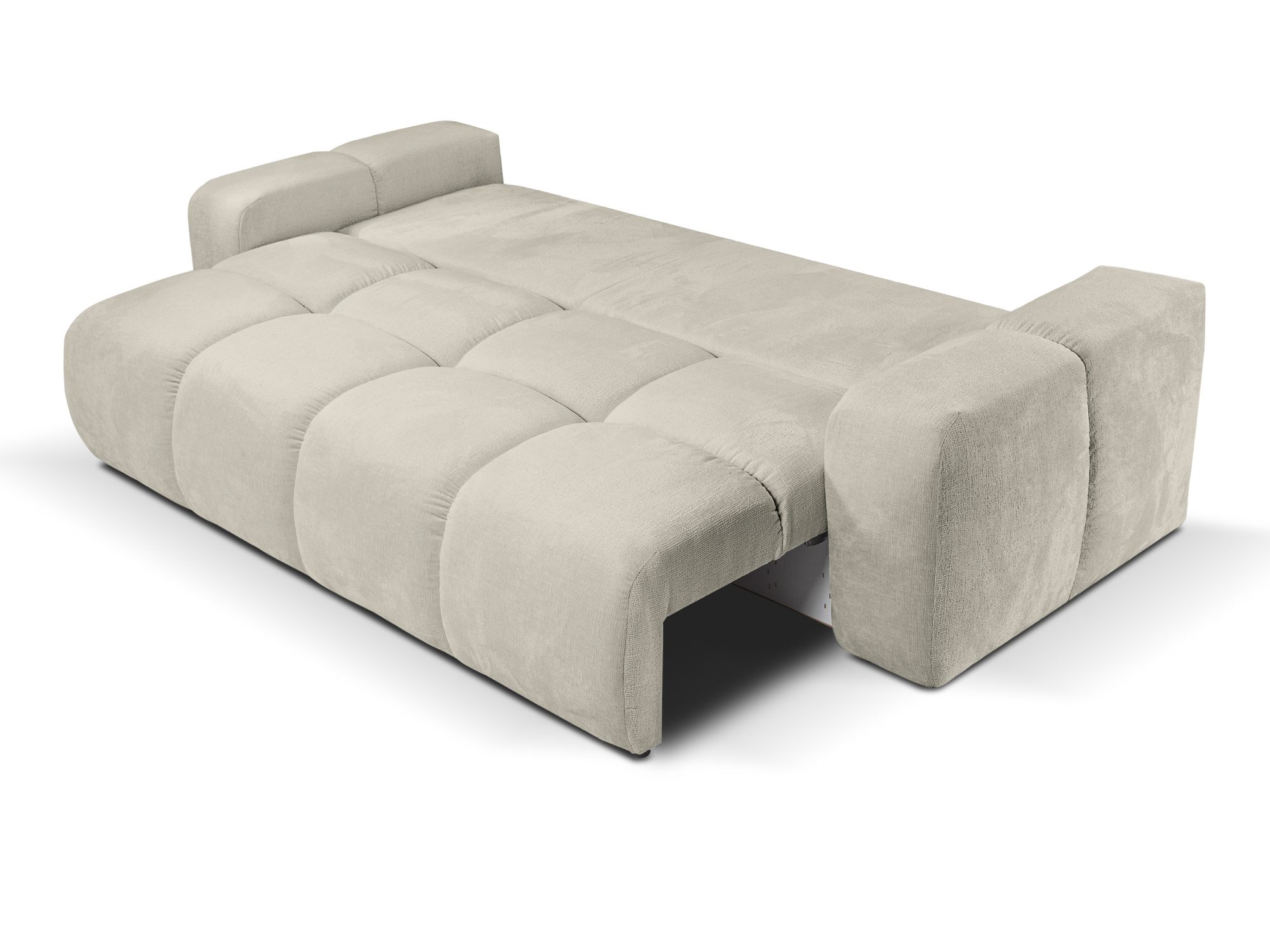 Sofa Lindoro – rozłożona powierzchnia spania 149 na 200 cm