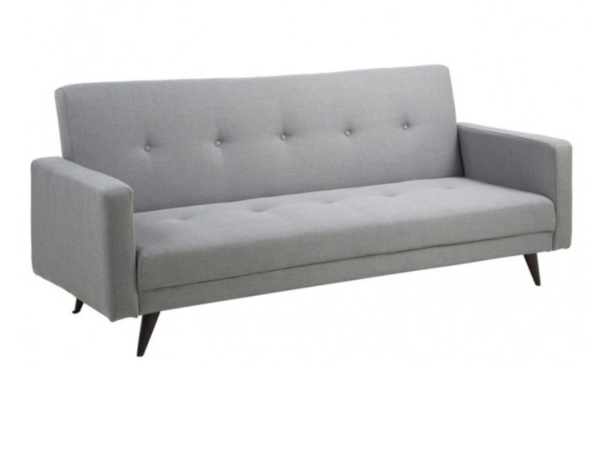 Schlafsofa Leovano 217 cm grau