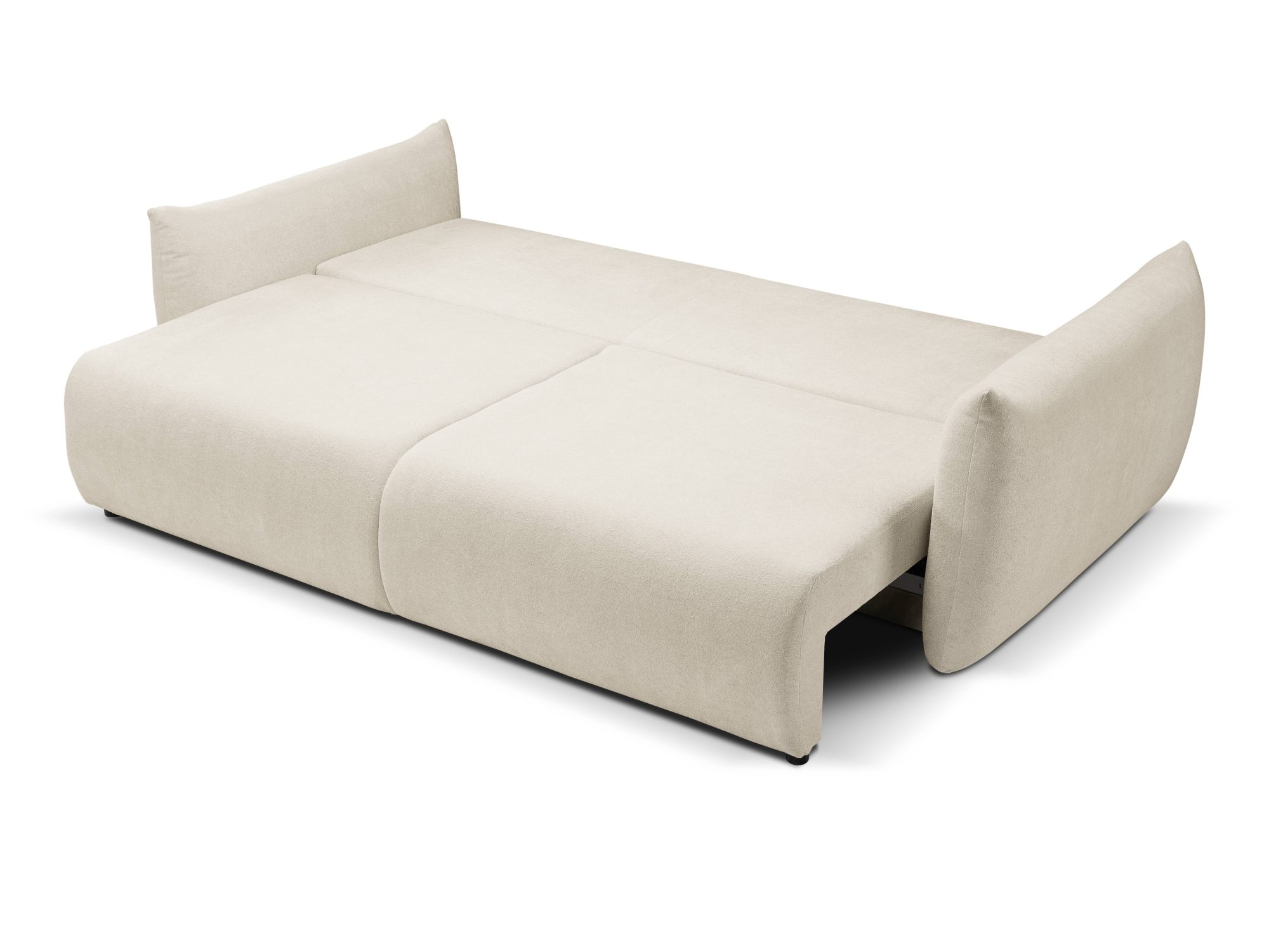 Sofa Sandrino – rozłożona powierzchnia spania 145 na 200 cm