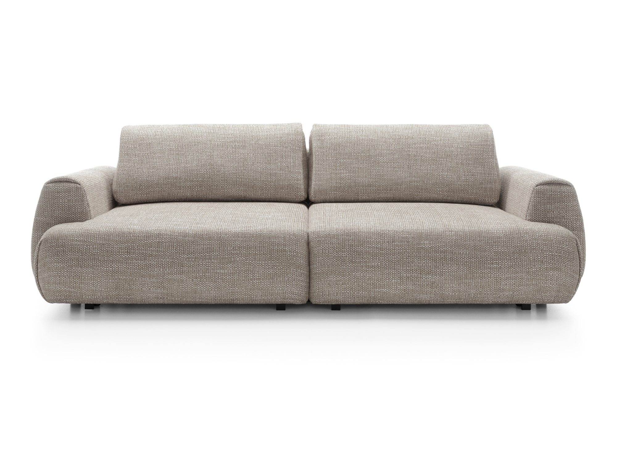 Sofa Taschino 260 cm – packshot z przodu w tapicerce Silencio 19