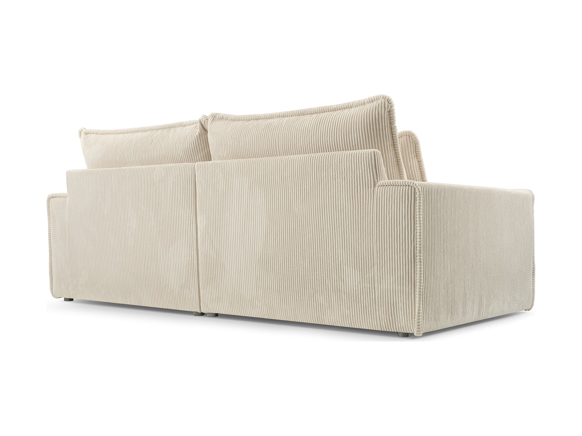 Sofa Whisko – Rückseite der Rückenlehne mit Stoff bezogen