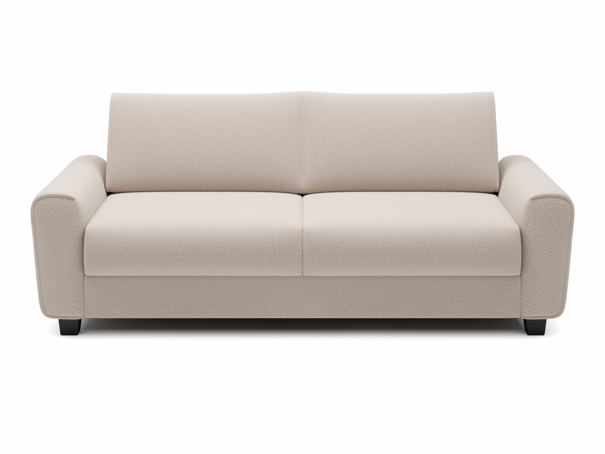 Schlafsofa Capvero in Beige – Frontansicht