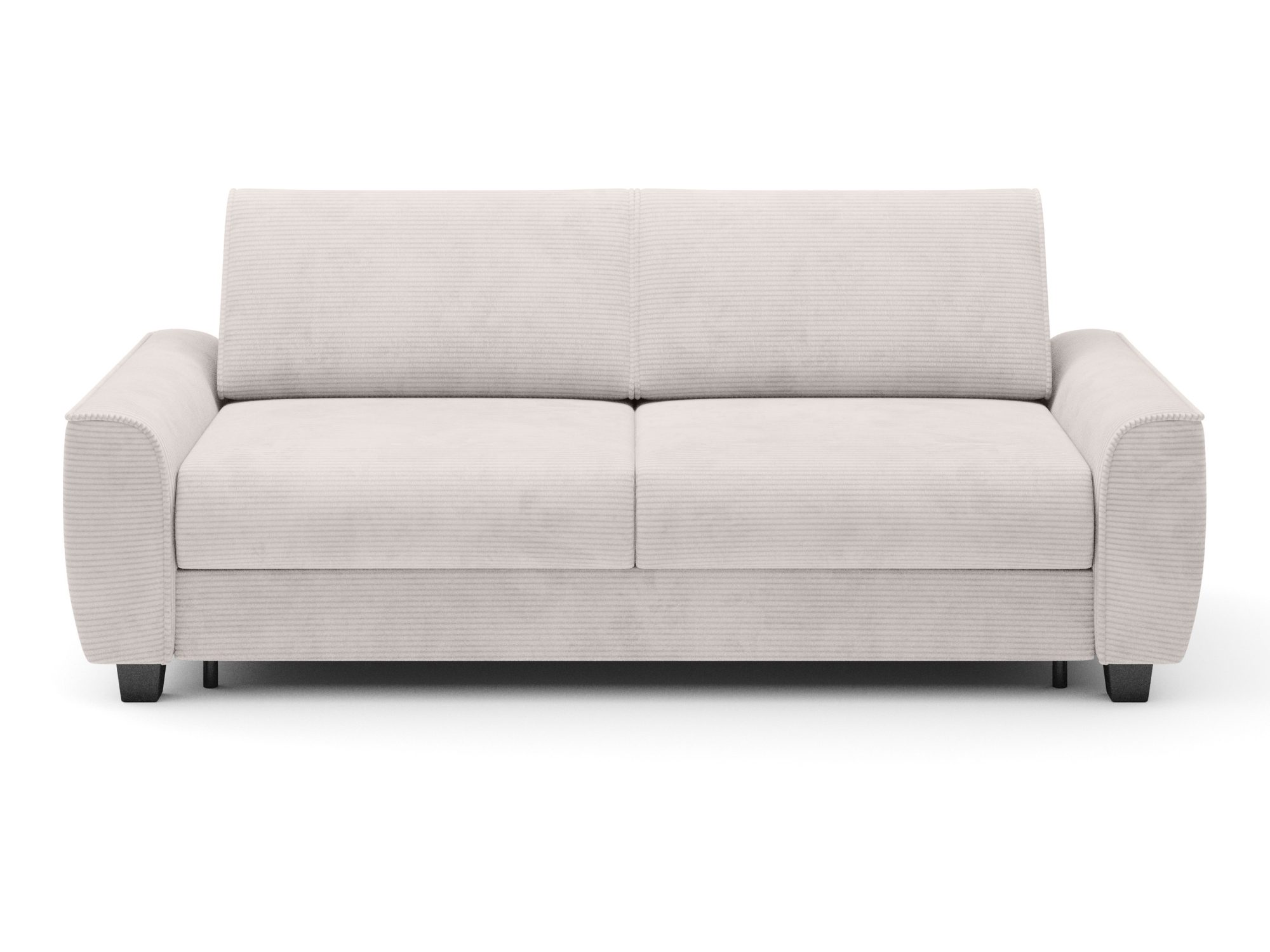 Sofa Monvero mit Schlaffunktion, Frontansicht vor weißem Hintergrund