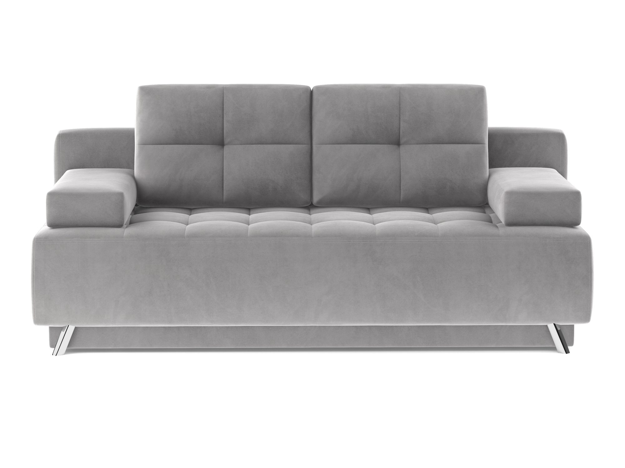 Sofa Osvero mit Schlaffunktion, Frontansicht vor weißem Hintergrund