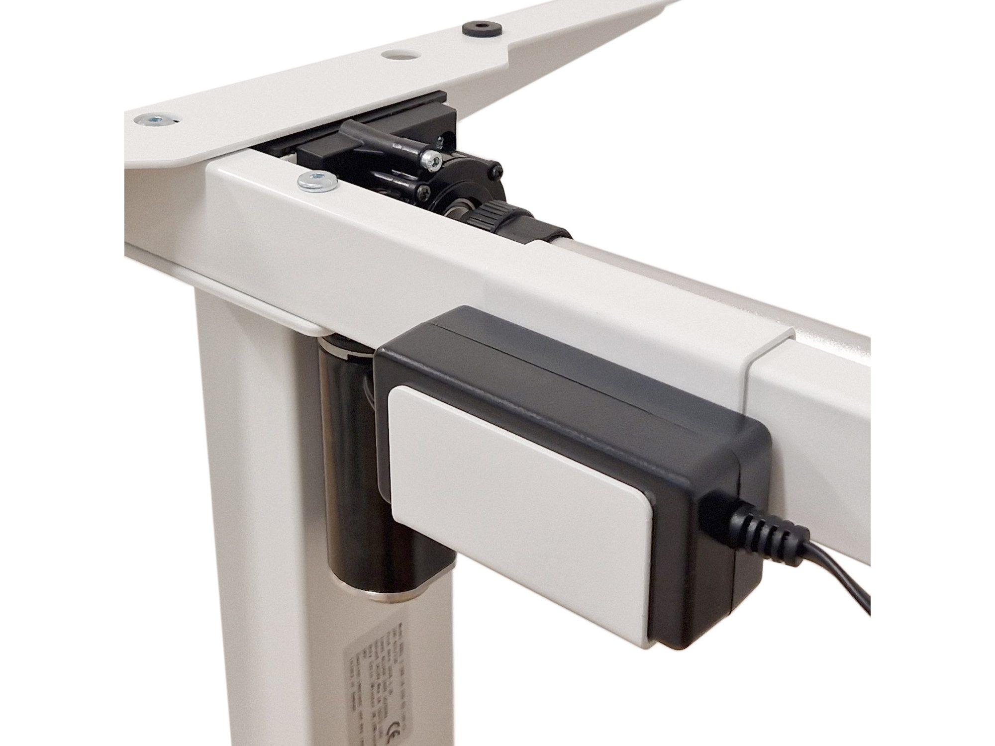 Elektrisches Schreibtischgestell Varius RXD1 – weißes Antriebsmodul