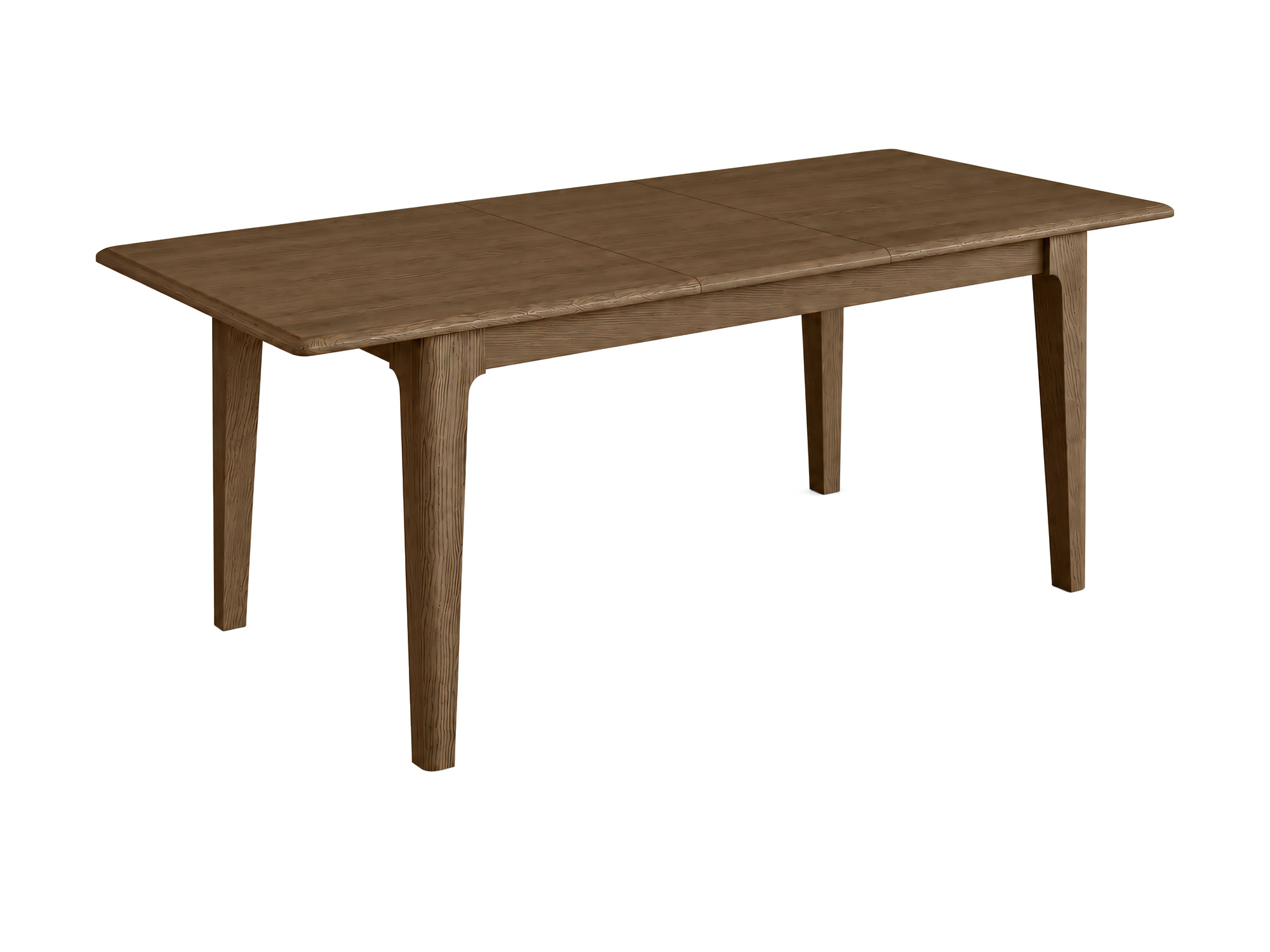 Ausziehbarer Eichentisch Velmoro 160-250 cm braun