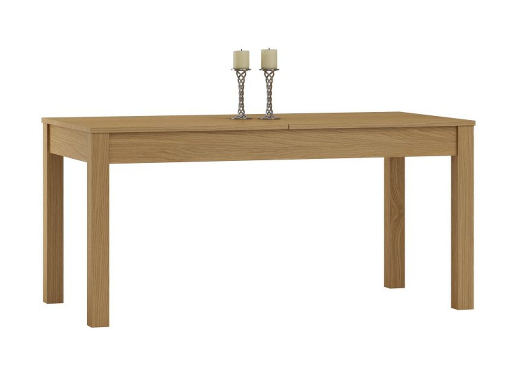 Ausziehbarer Esstisch Monvello 160–240 cm in heller Ausführung