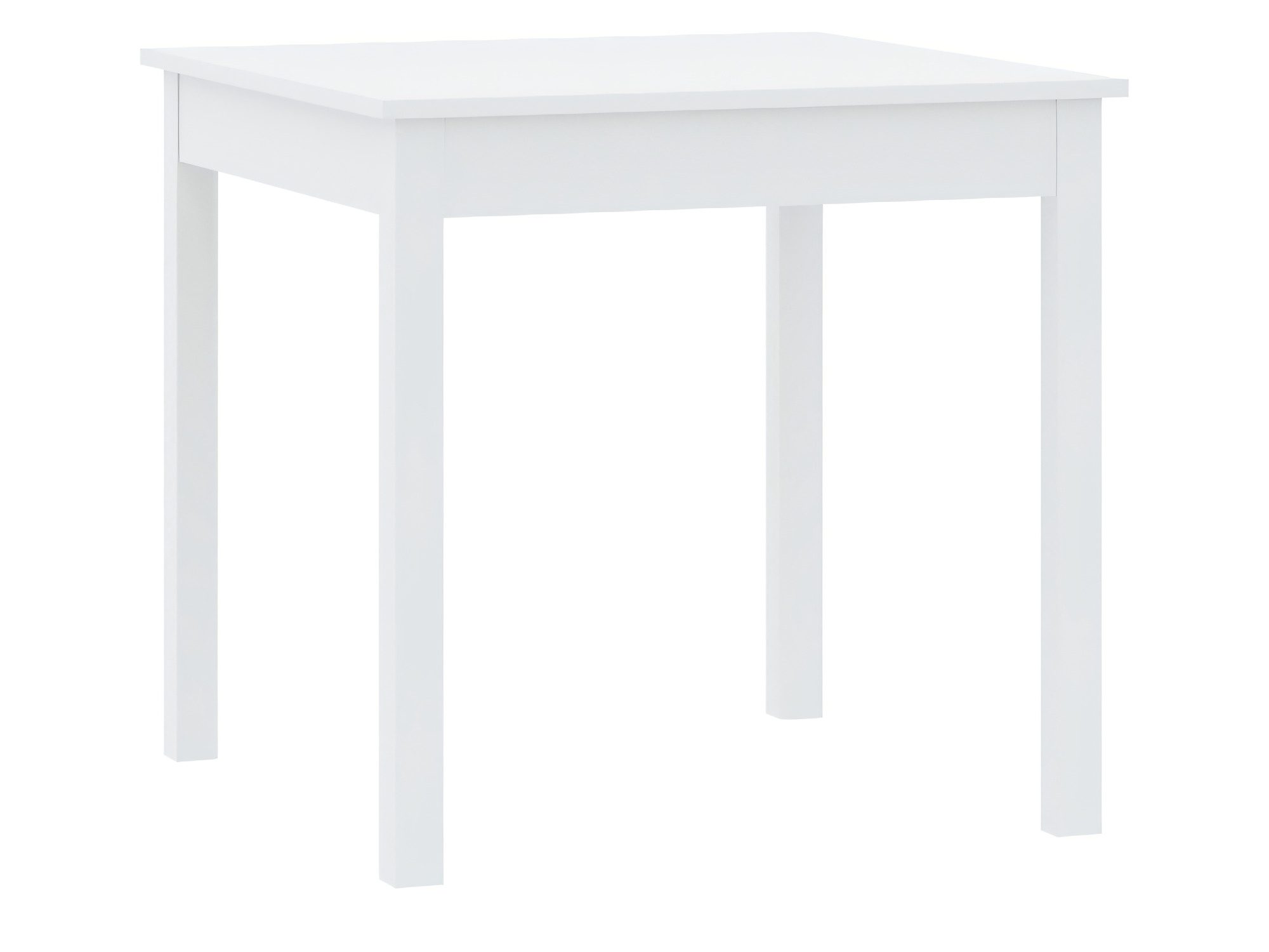 Tisch Senvaro 80 × 80 cm, weiß – Produktansicht