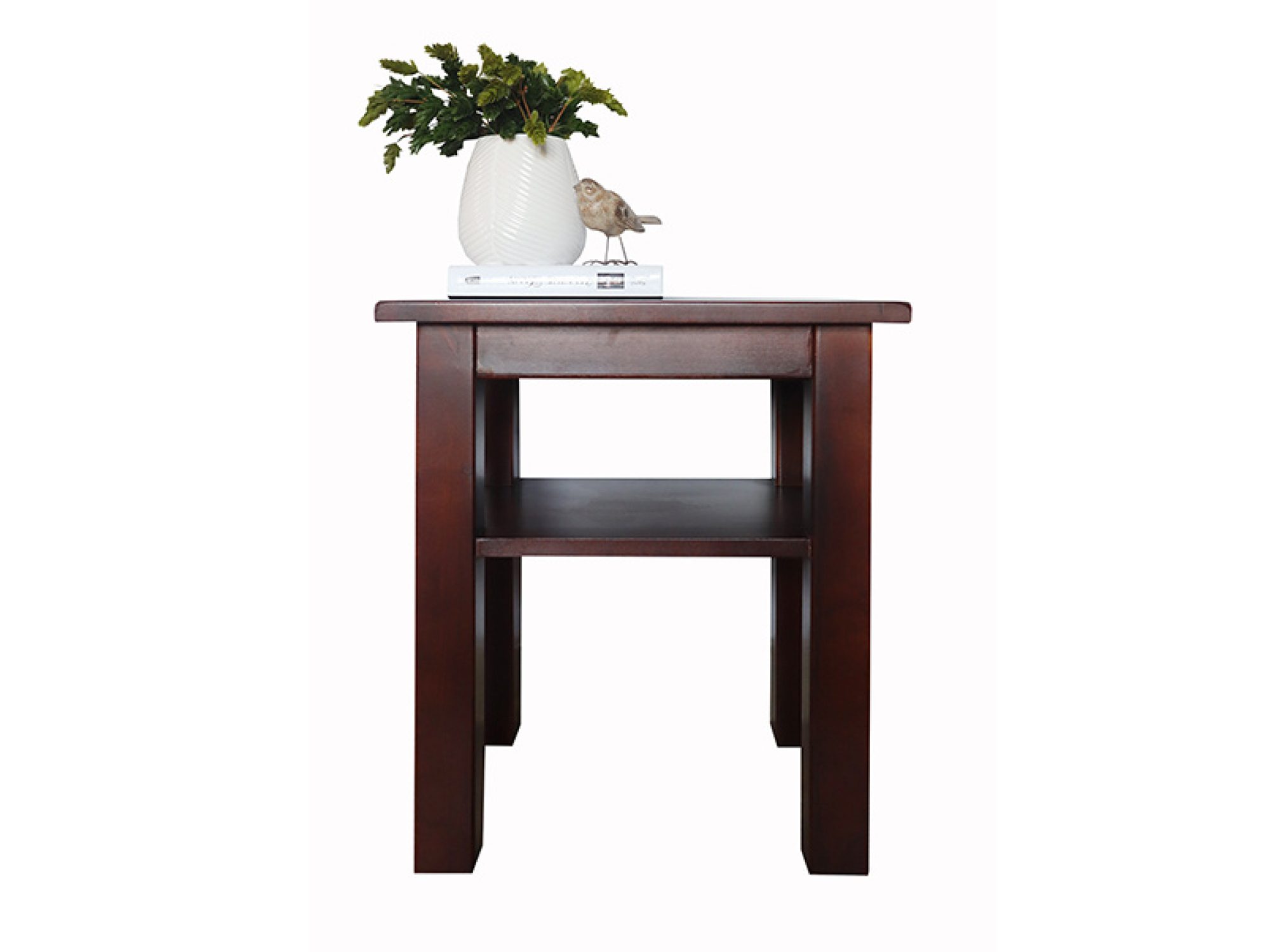 Beistelltisch LOGAN 50×40 cm mit Ablage unter der Tischplatte – Produktansicht