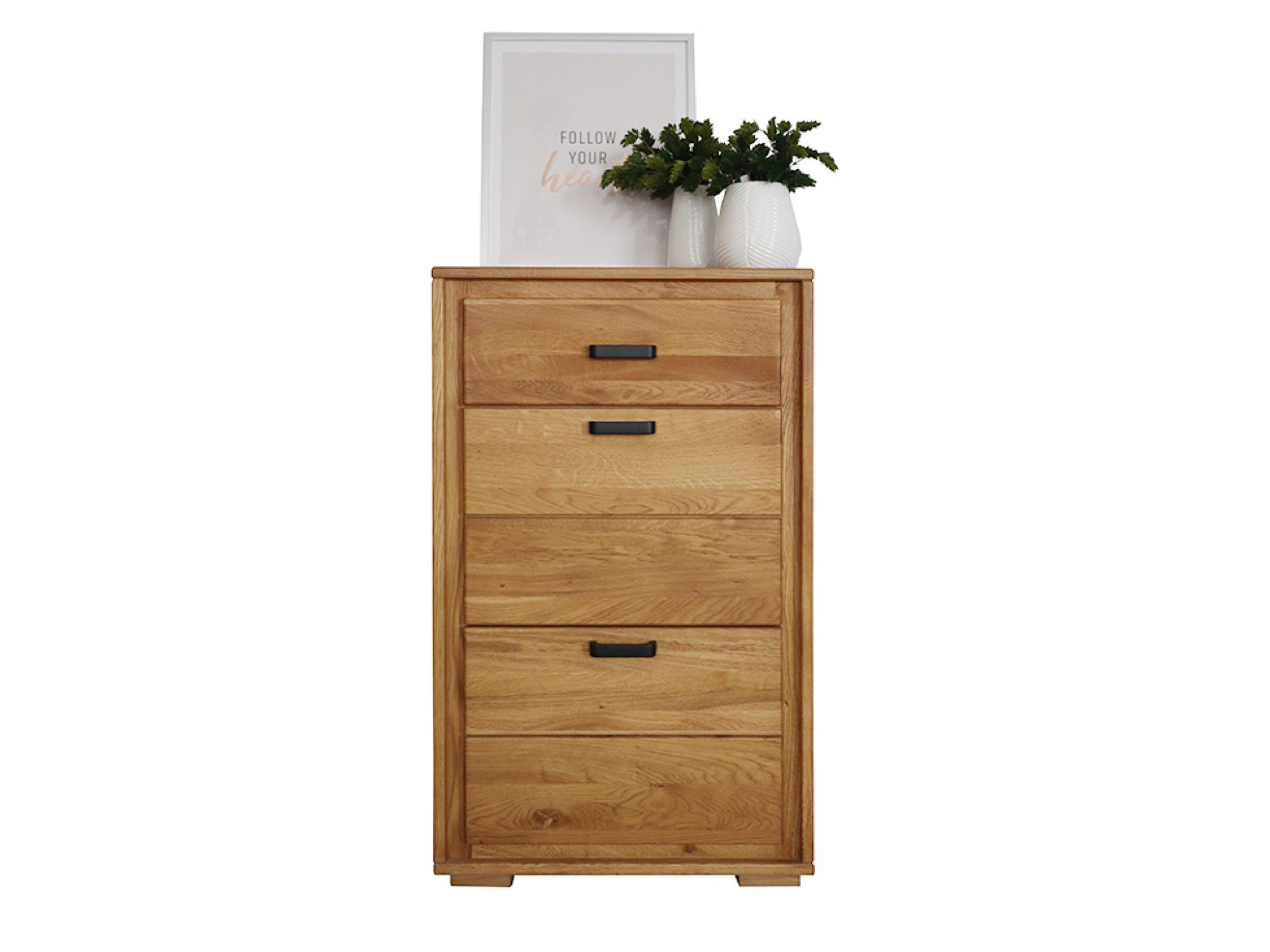 Schuhschrank ALAMOS 61 cm aus Holz, zweite Ansicht