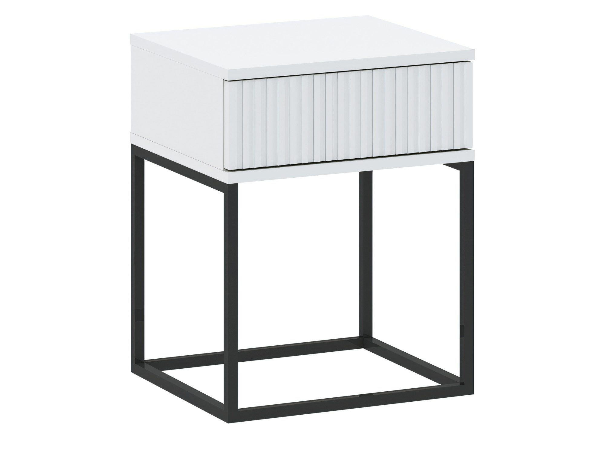 Nachttisch mit 1 Push-to-Open-Schublade Cadello 40 cm