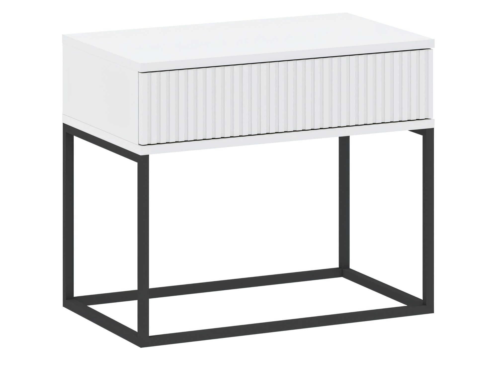 Nachttisch mit 1 Push-to-Open-Schublade Cadello 60 cm – Bild 2