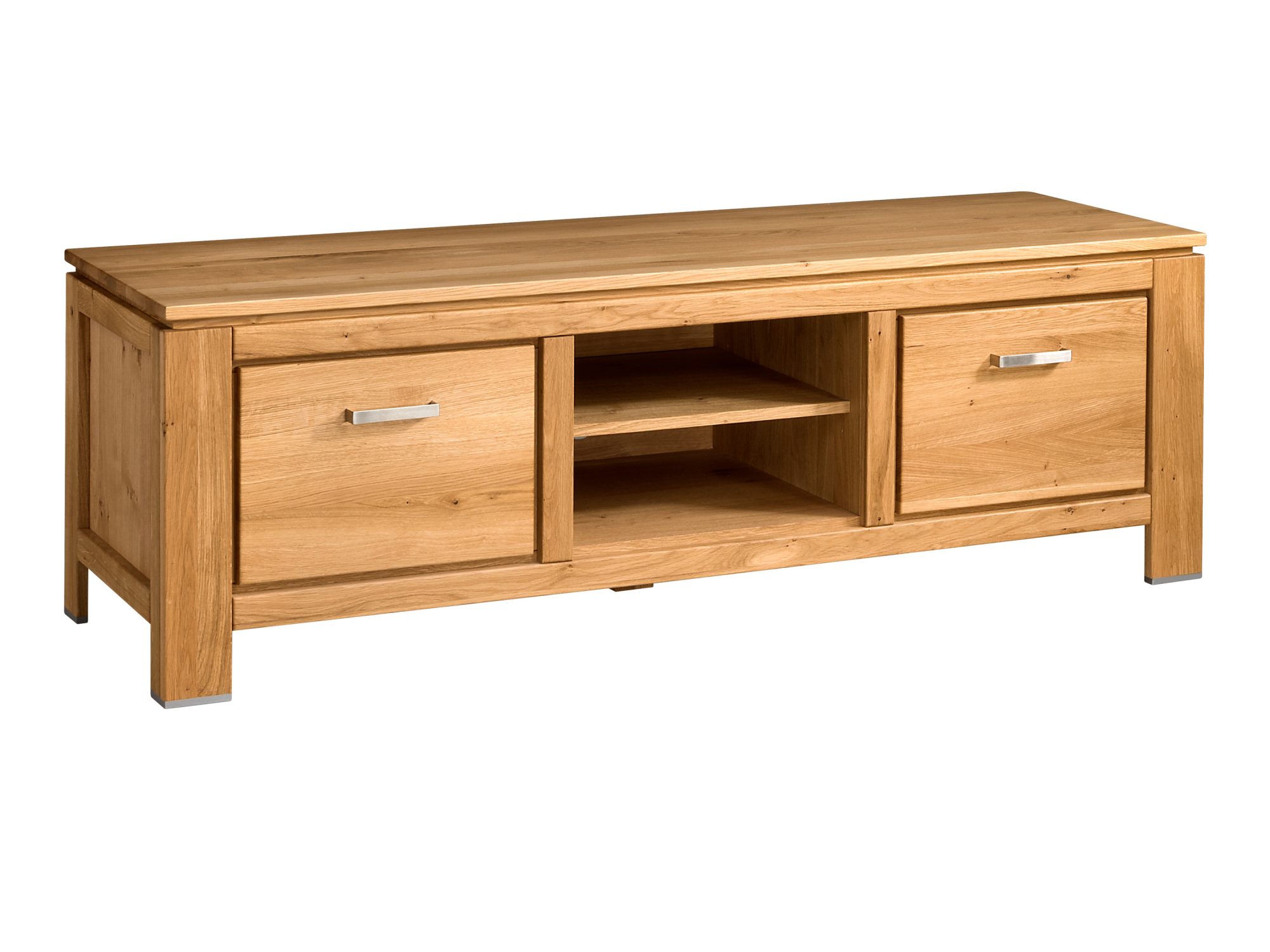 TV-Lowboard Akita 175 cm mit 2 Schubladen und 2 offenen Fächern
