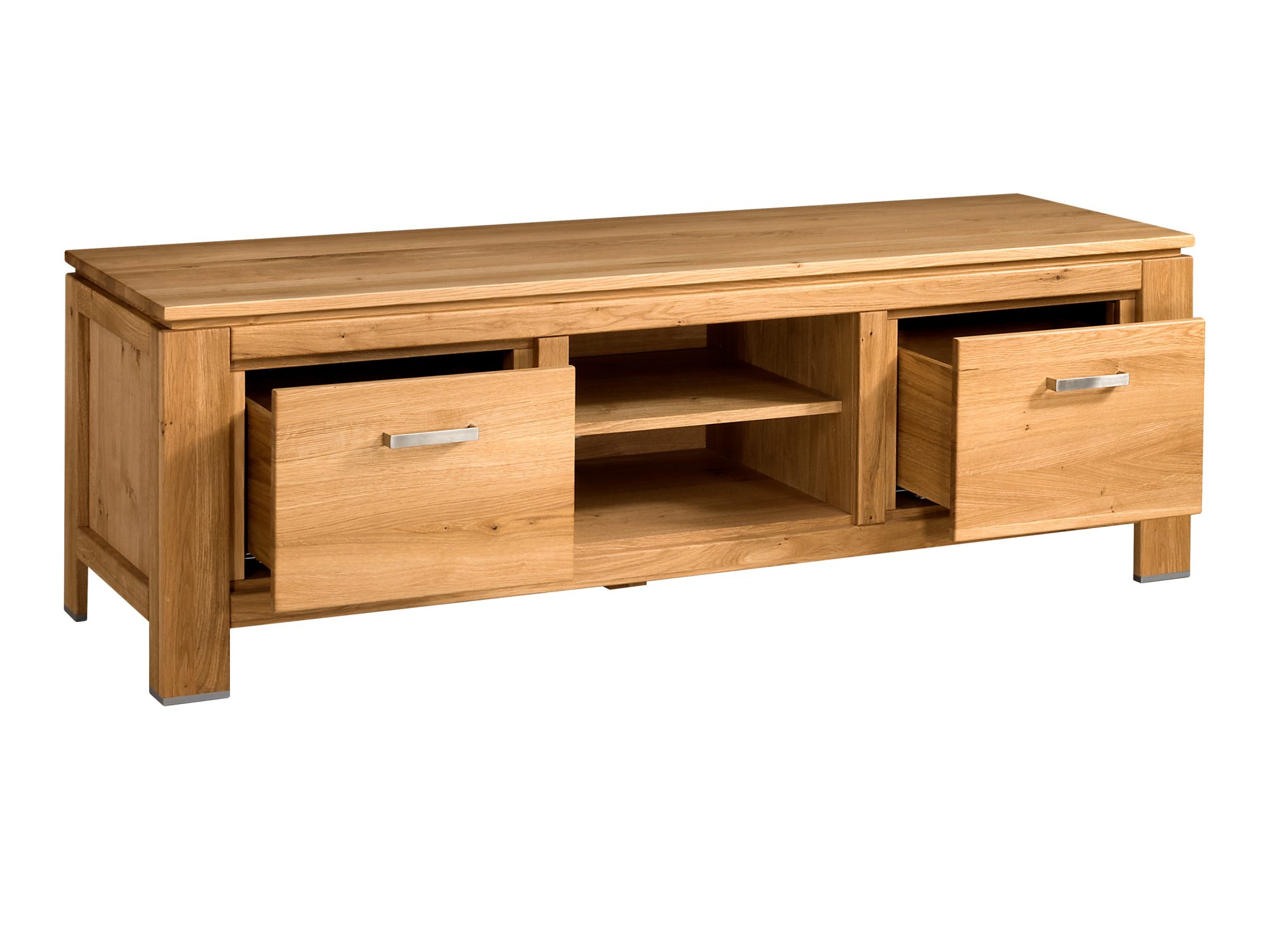 TV-Lowboard Akita 175 cm, Gesamtansicht mit Schubladen