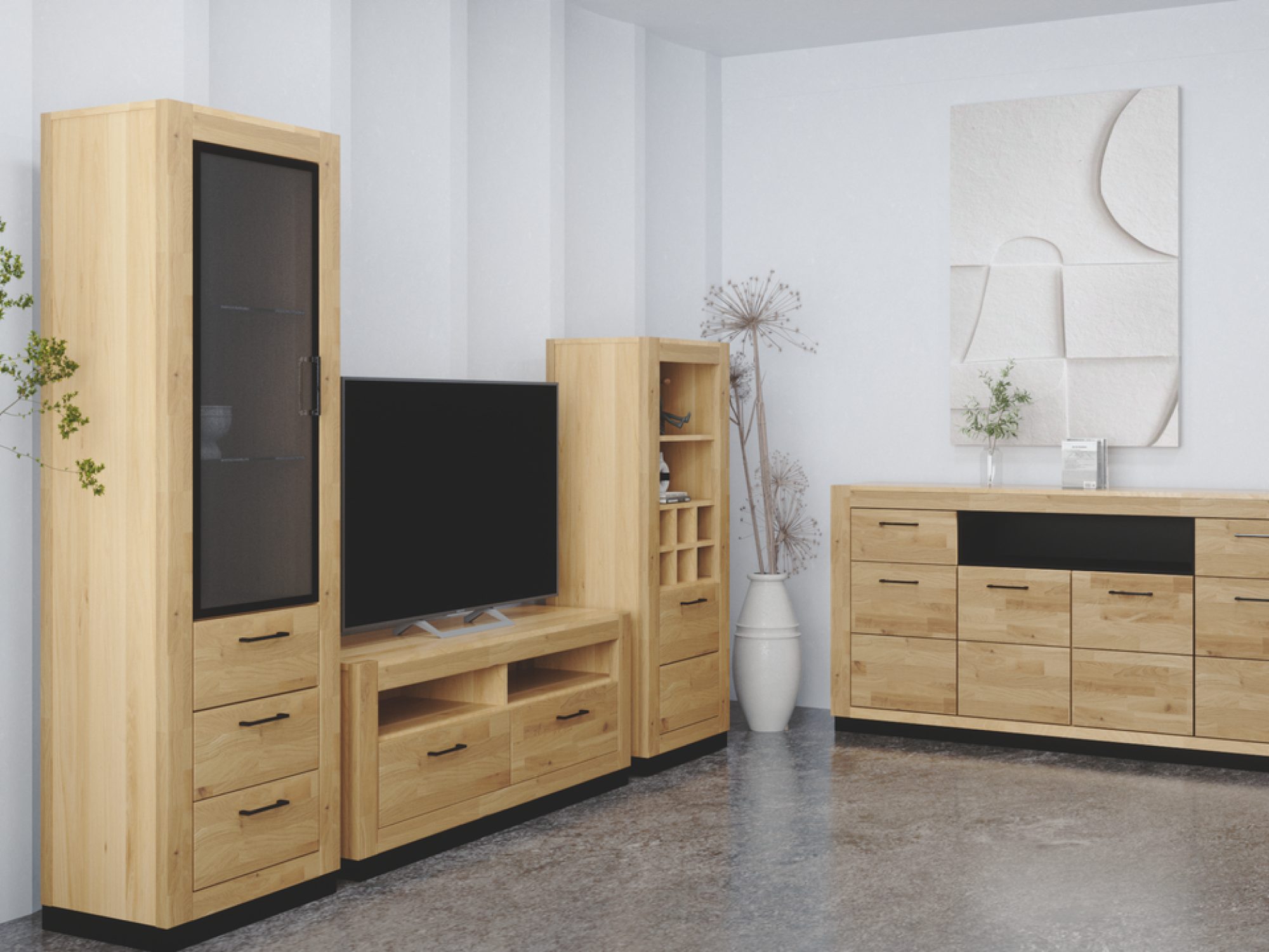 Einrichtungsbeispiel der Kollektion Renvano in modernem Interieur