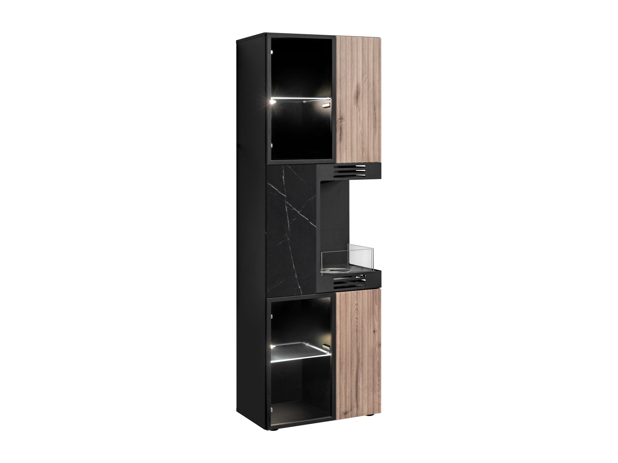 Witryna Edorino 60 cm biokominek